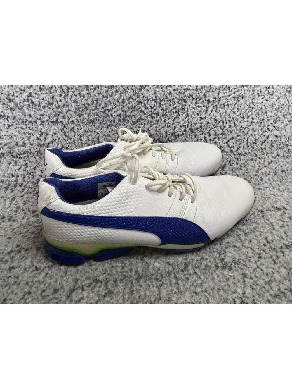Puma TitanTour Ignite golf shoes Men's US Size 11.5 White/Blue